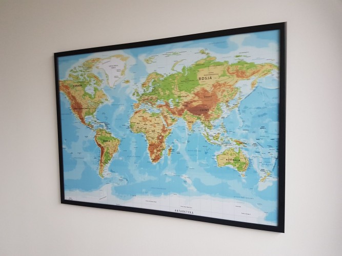 Plakat mapa świata  61235 - zdjęcie 5