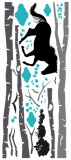 Naklejka ścienna dla dzieci-  brzozy, las 7110 Naklejkomania - zdjecie 2 - miniatura