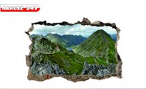 Naklejka na ścianę, dziura 3D góry 347 Naklejkomania - zdjecie 2 - miniatura