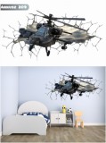 Naklejki 3D motyw 209 helikopter Naklejkomania - zdjecie 1 - miniatura