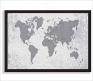 Plakat mapa świata  61242 Naklejkomania - zdjecie 1 - miniatura