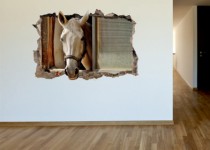 Naklejka na ścianę, dziura 3D, koń 276 Naklejkomania - zdjecie 1 - miniatura