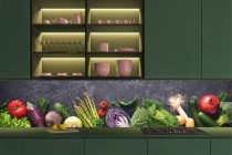 Panele kuchenne PCV 248488210 owoce warzywa panel dibond Naklejkomania - zdjecie 1 - miniatura
