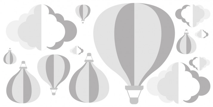 Naklejka ścienna dla dzieci -  balony 1407 - zdjęcie 2