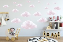 Naklejki na ścianę dla dzieci 9921 chmury chmury Naklejkomania - zdjecie 1 - miniatura