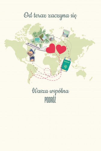 Plakat w ramie na pieniądze, podróż, ślub wesele PP015 - zdjęcie 2