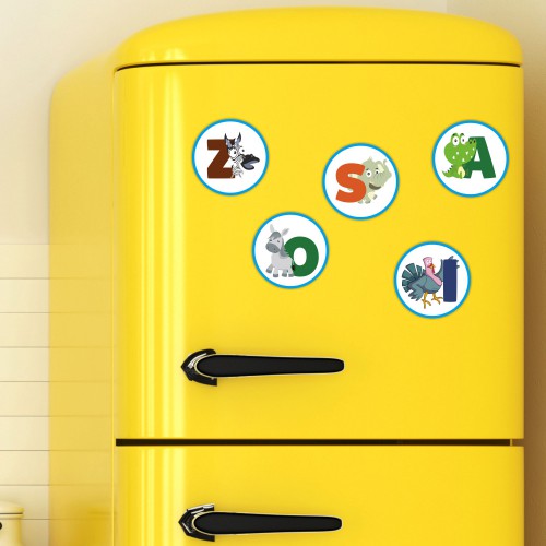 Magnesy Magnes na lodówkę litery alfabet literami - zdjęcie 2