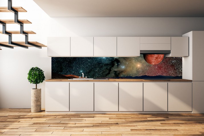 Panel szklany do kuchni  14349 kosmos - zdjęcie 1