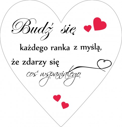 Tabliczki drewniane 60017 Budź się każdego ranka... - zdjęcie 2