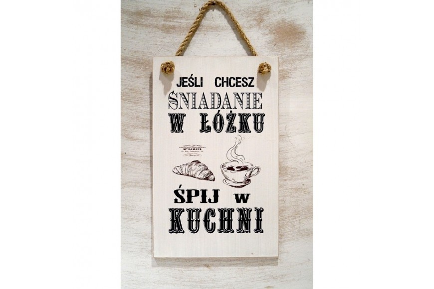 Prezent na święta - tabliczka z cytatem