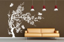 Naklejki na ścianę ścienne na ściany naklejka dekoracyjna ścienna, drzewo d24 Naklejkomania - zdjecie 1 - miniatura