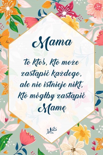 Tabliczka drewniana z sentencją, ozdobna zawieszka prezent na Dzień Mamy 43011 - zdjęcie 2