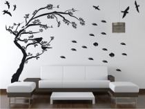 Naklejki na ścianę ścienne na ściany naklejka dekoracyjna ścienna, drzewo d31 Naklejkomania - zdjecie 1 - miniatura