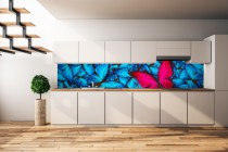Panel szklany do kuchni  14322 motyle Naklejkomania - zdjecie 1 - miniatura