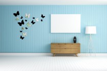Lustrzane motylki na ścianę 3D Motylki3 NT Naklejkomania - zdjecie 3 - miniatura