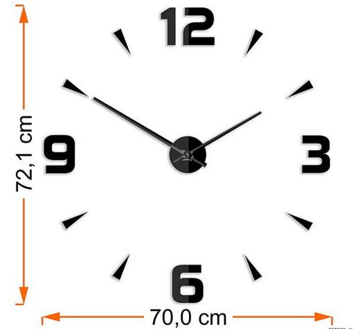 Zegar naklejany na ścianę Shot NT - zdjęcie 5