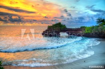 Tanah Lot Temple on Sea in Bali Island Indonesia.. Naklejkomania - zdjecie 1 - miniatura