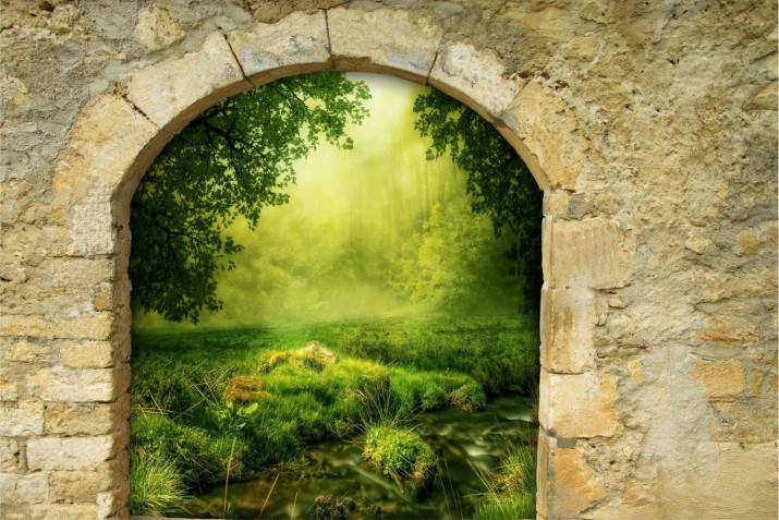 Tapeta ścienna flizelinowa do sypialni 9805 mur - zdjęcie 2