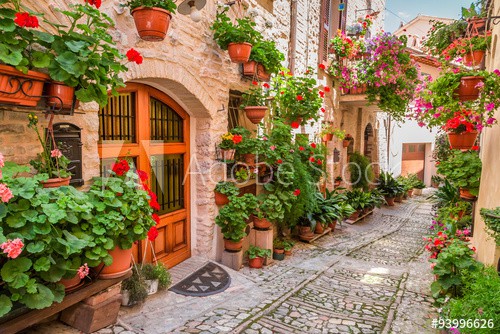 Fototapeta ścienna stare miasto uliczka Umbria 42386 - zdjęcie 3