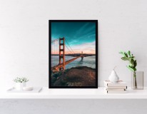 Plakat Golden Gate 61200 Naklejkomania - zdjecie 1 - miniatura