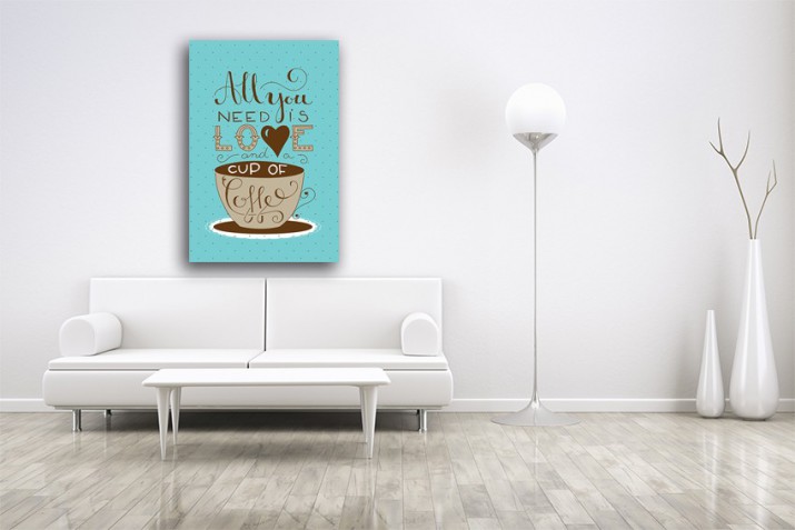 Obraz na ramie płótno canvas cytat- 12222 - zdjęcie 2