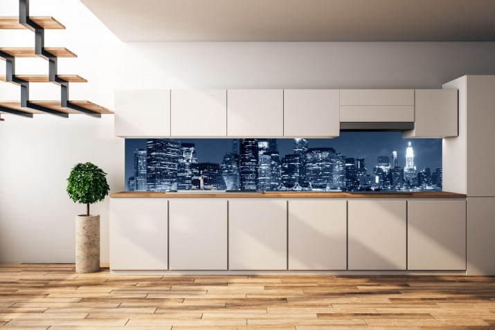 Panele kuchenne PCV 14336 Miasto nocą