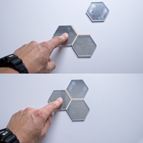 Mini lustro dekoracyjne HEX NT - zdjęcie 4