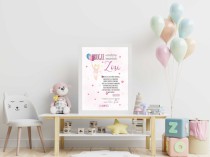 Plakat w ramie na urodzinowy dla dziecka 20500 Naklejkomania - zdjecie 2 - miniatura