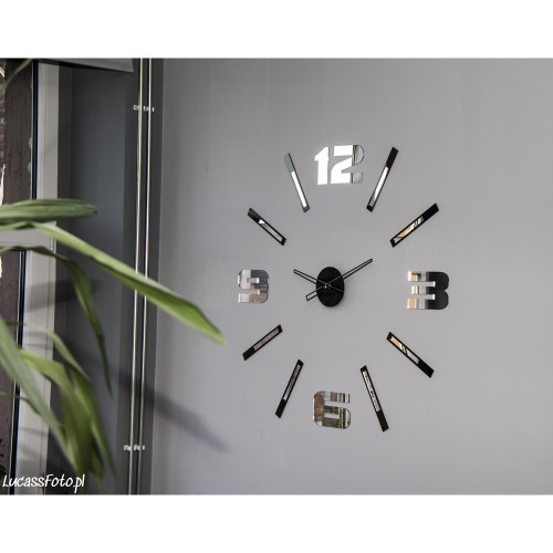Zegar ścienny MIRROR  MASE L  60 x 65 cm (wys. x szer.)