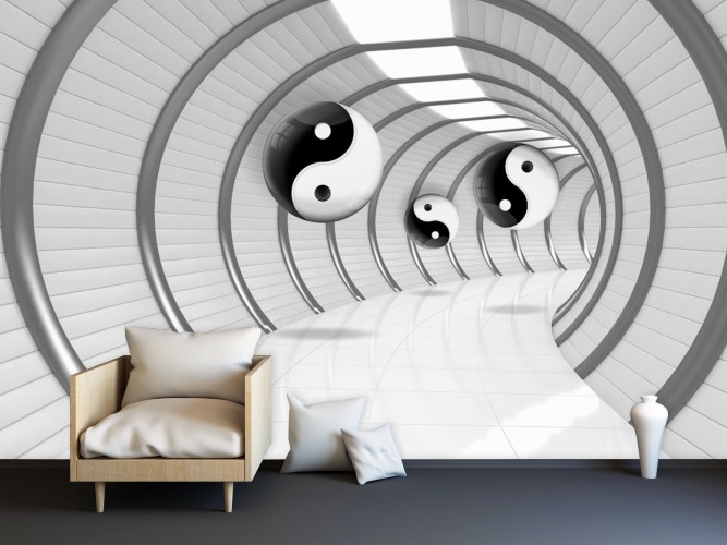 Tapeta samoprzylepna na ściane 3D 10683 tunel - zdjęcie 2