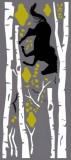 Naklejka ścienna dla dzieci-  brzozy, las 7142 Naklejkomania - zdjecie 2 - miniatura