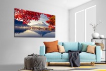 Obraz na ramie płótno canvas- pejzaż, góry, jezioro 15073 Naklejkomania - zdjecie 2 - miniatura
