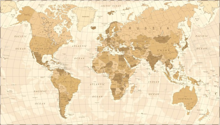 Fototapety Fotatapeta ścienna  mapa świata 168917837 - zdjęcie 2