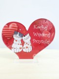 Statuetka serce Walentynki Dzień Zakochanych Miłość serce 4 Naklejkomania - zdjecie 2 - miniatura