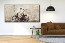 Obraz na ścianę do sypialni salonu rower 41439 Naklejkomania - zdjecie 2 - miniatura