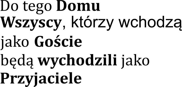 589 Napisy na ścianę naklejki ścienne Nasi goście to przyjaciele - zdjęcie 2