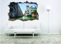 Naklejka na ścianę, dziura 3D Wenecja 370 Naklejkomania - zdjecie 1 - miniatura