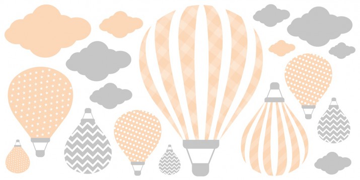Naklejka ścienna dla dzieci -  balony 1402 - zdjęcie 2