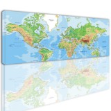 Tablice korkowe - mapa świata 5998 Naklejkomania - zdjecie 1 - miniatura