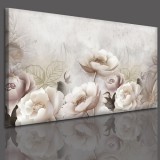 Obraz na ścianę do sypialni salonu zaczarowane kwiaty 41425 Naklejkomania - zdjecie 3 - miniatura