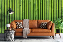 Tapeta Flizelinowa na ścianę zielony bambus 41352 Naklejkomania - zdjecie 1 - miniatura