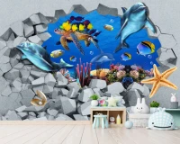 Fototapeta do pokoju dziecięcego na ścianę 10790 podwodny świat Naklejkomania - zdjecie 1 - miniatura