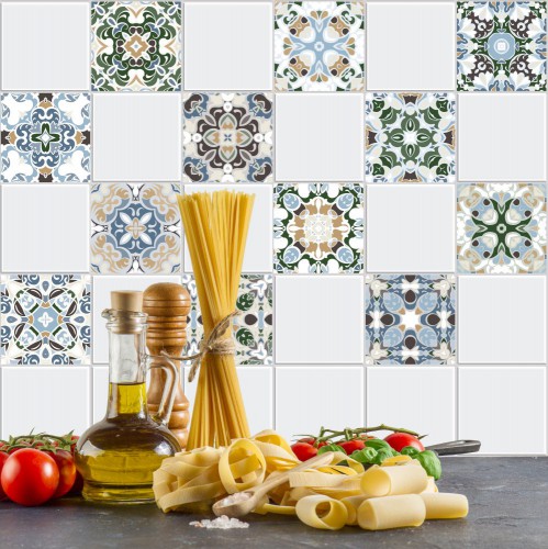 Naklejki na płytki ceramiczne kafle schody 9032 - zdjęcie 3