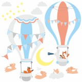 Naklejka ścienna dla dzieci -  balony, niebo 9707 Naklejkomania - zdjecie 2 - miniatura