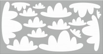 Naklejki na ścianę dla dzieci 9924 chmury chmurki Naklejkomania - zdjecie 2 - miniatura