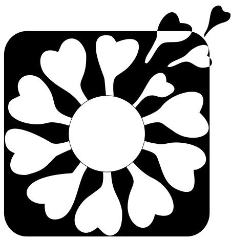 Naklejka pod kontakt włącznik- Kwiaty 1509 Naklejkomania - zdjecie 1