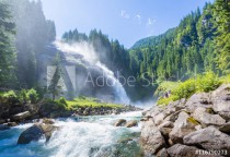 The Krimml Waterfalls in the High Tauern National Park, Salzburg Naklejkomania - zdjecie 1 - miniatura