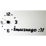 Zegar ścienny duży APPETIT  NT Naklejkomania - zdjecie 1 - miniatura