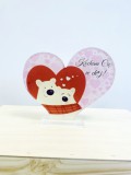 Statuetka serce Walentynki Dzień Zakochanych Miłość serce 3 Naklejkomania - zdjecie 2 - miniatura