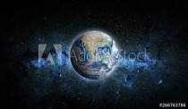 Planet Earth and star. Elements of this image furnished by NASA. Naklejkomania - zdjecie 1 - miniatura